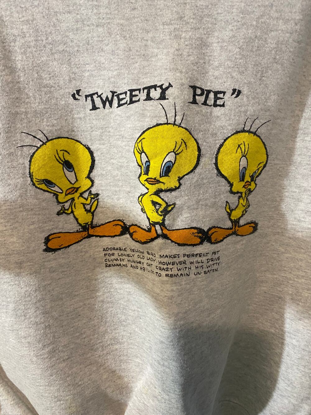 Vintage Warner Bros Tweety Bird Classic Sweatshirt Size L